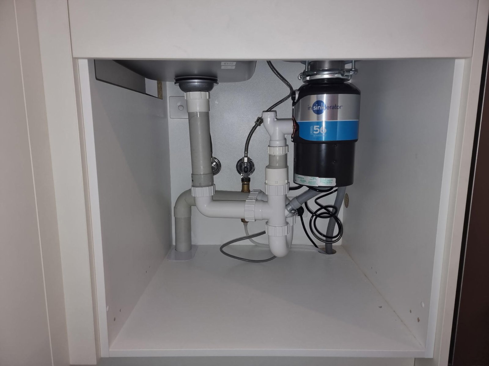 InSinkErator disposal install under sink Hampton